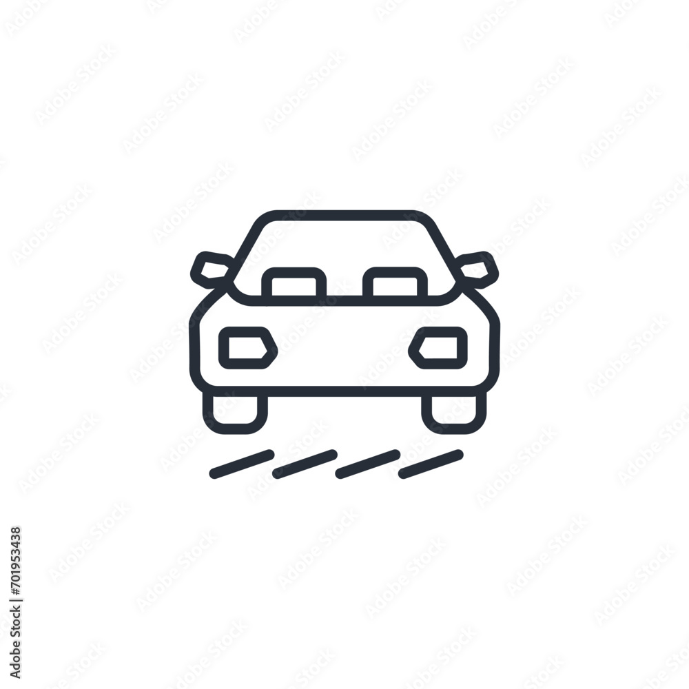 Car icon. vector.Editable stroke.linear style sign for use web design,logo.Symbol illustration. Car icon. vector.Editable stroke.linear style sign for use web design,logo.Symbol illustration.