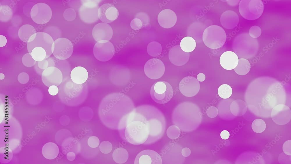 Pink glowing bokeh particles animation.Pink and white background.Moving bubbles colorful blurred animation backdrop.christmas and valentine's day background. Pink glowing bokeh particles animation.Pink and white background.Moving bubbles colorful blurred animation backdrop.christmas and valentine's day background.