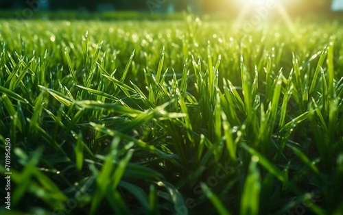 Green ricefield