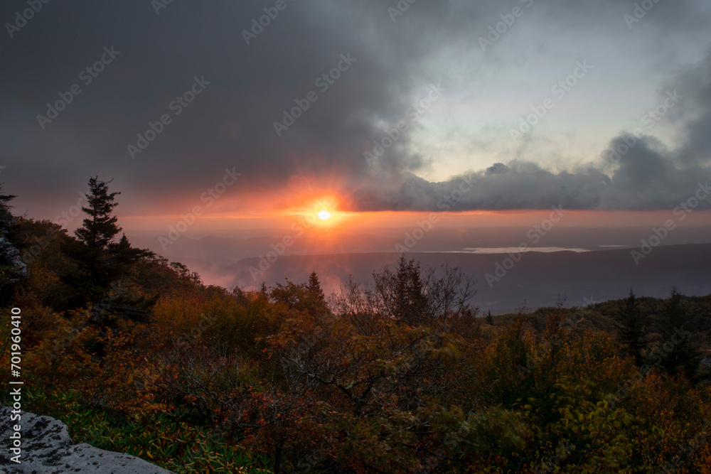 Early morning sunrise Dolly sods