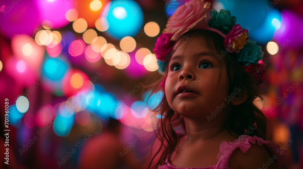 Sad child at Birthday party. Sad child at Birthday party.