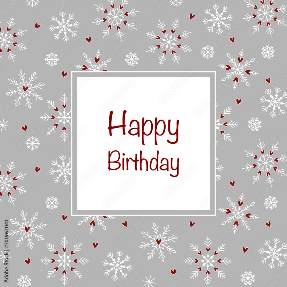  Happy Birthday - Schriftzug in englischer Sprache - Alles Gute zum Illustration 