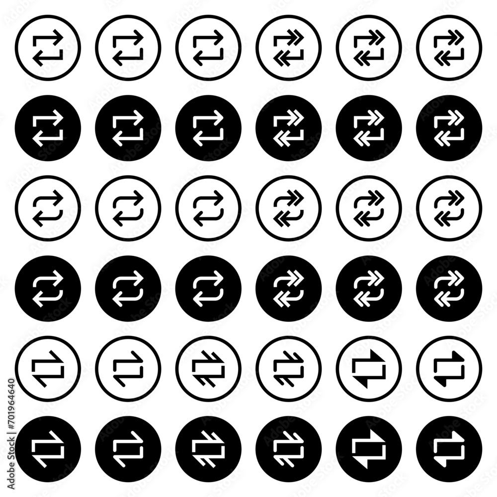 Arrow icon related to circulation and direction.
Arrow icon related to circulation and direction.