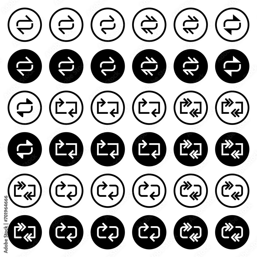 Arrow icon related to circulation and direction.
Arrow icon related to circulation and direction.