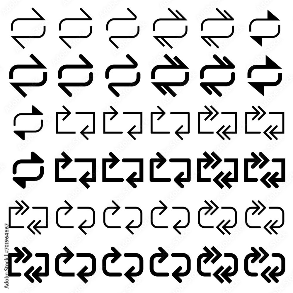 Arrow icon related to circulation and direction.
Arrow icon related to circulation and direction.