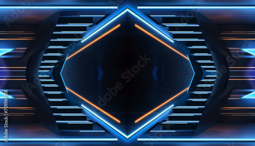 Abstract modern futuristic ...