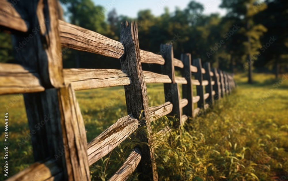 Fence on the farm Fence on the farm