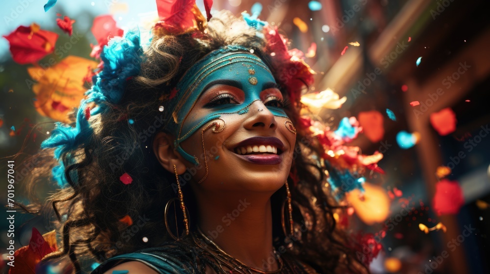 Carnival in Barranquilla, Colombia: A dazzling spectacle of vibrant costumes, rhythmic music, and lively dances, celebrating the city's rich cultural heritage and festive spirit. Carnival in Barranquilla, Colombia: A dazzling spectacle of vibrant costumes, rhythmic music, and lively dances, celebrating the city's rich cultural heritage and festive spirit.
