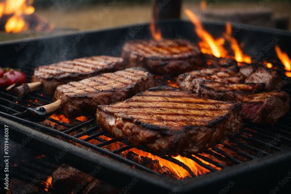 meat on the grill (Asado) meat on the grill (Asado)