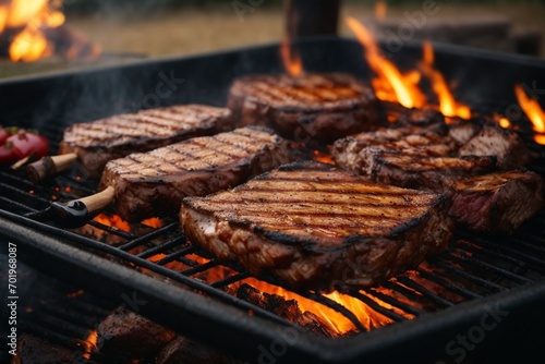 meat on the grill (Asado)