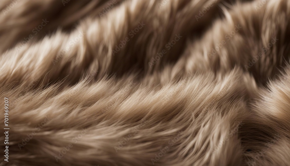 Close-up of brown fur texture Close-up of brown fur texture