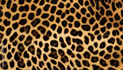 texture of print fabric striped leopard for background. Yellow and black photo