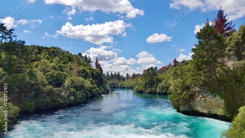 New zealand river clouds sky beautiful 