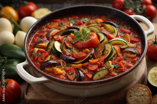 beans and vegetables (Ratatouille)