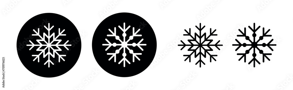Snow icon set. snowflake icon vector 2025 Snow icon set. snowflake icon vector 2025