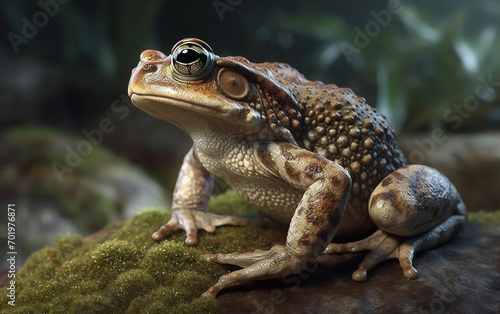 Frog in wildlife © KHAIDIR