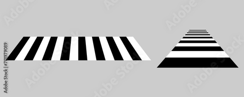 black white pedestrian crossing icon