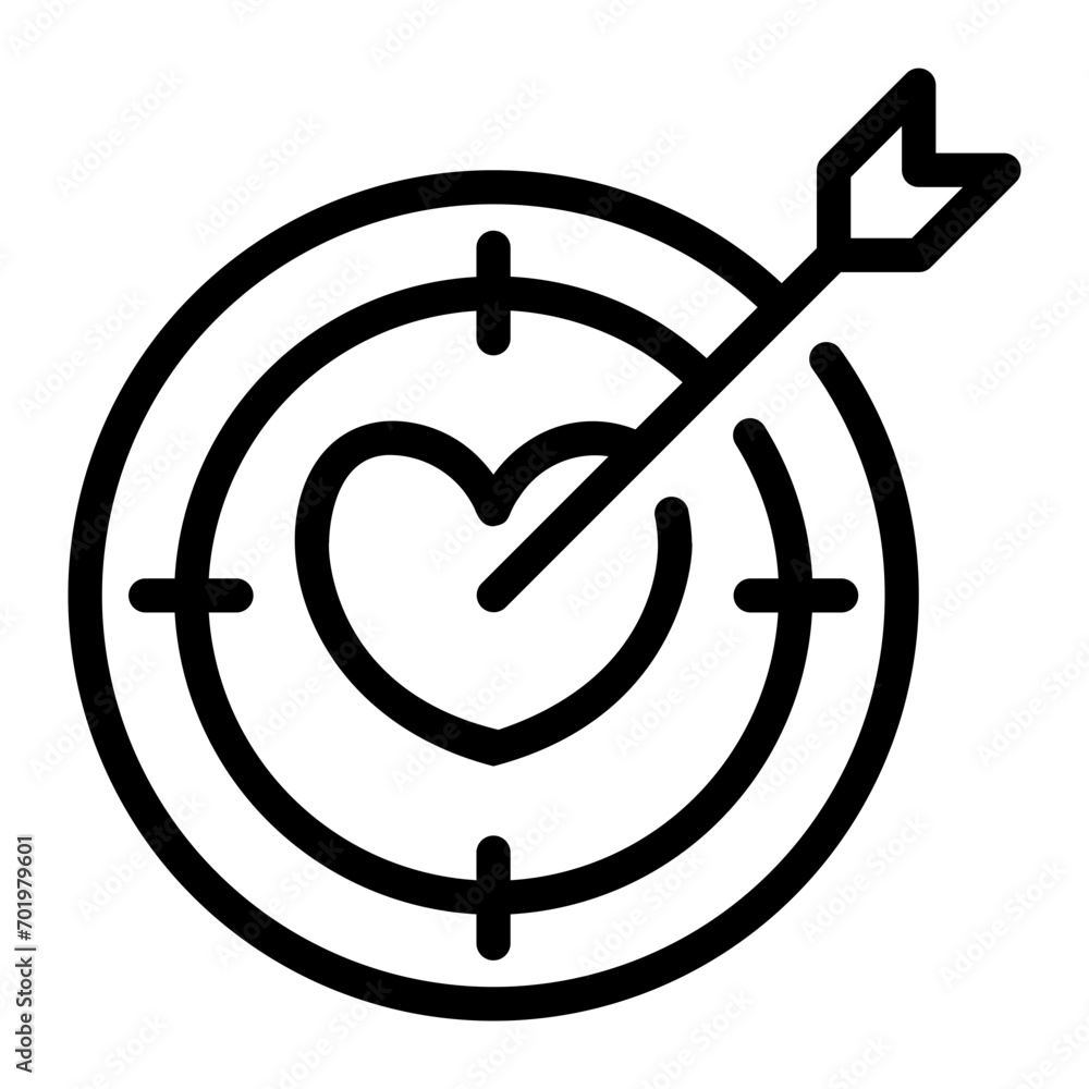 target line icon target line icon