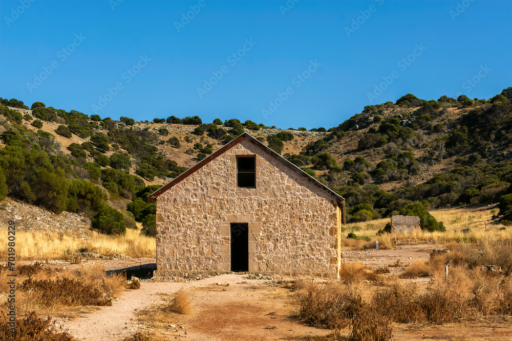 Lynton Heritage Site, Port Gregory Convict Hiring Station ruins, Western Australia