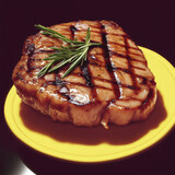 Grilled pork chop 