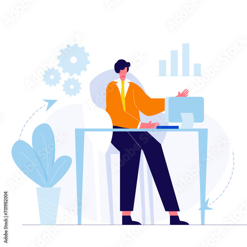 marketing of business concept illustrations
