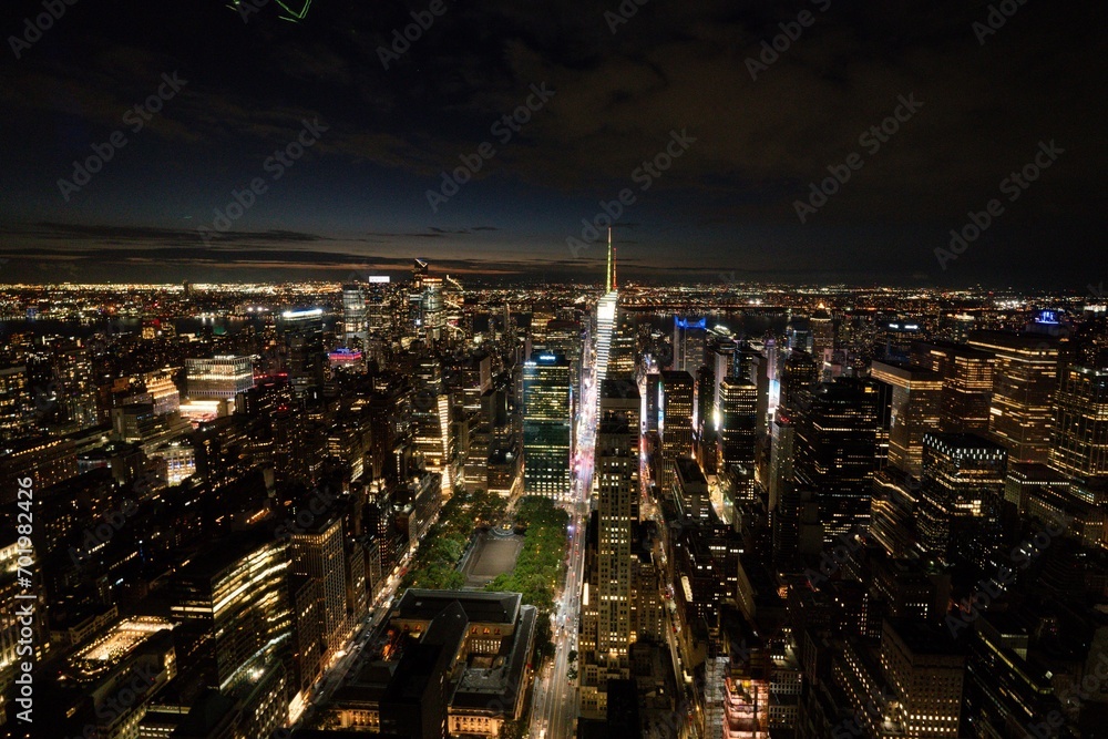 Fototapeta premium night city view