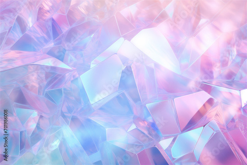 Abstract holographic background with triangles
