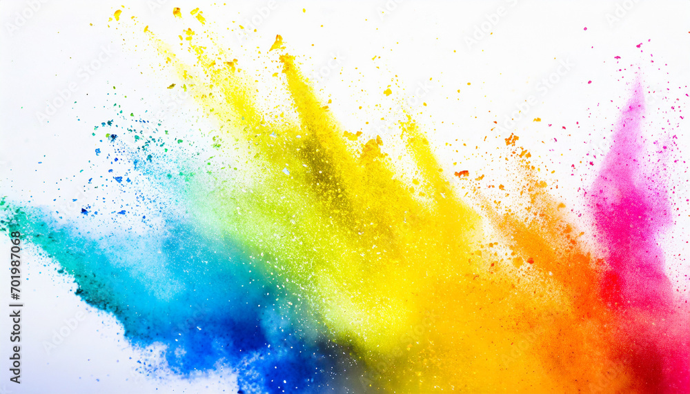 abstract colorful background, holi powder