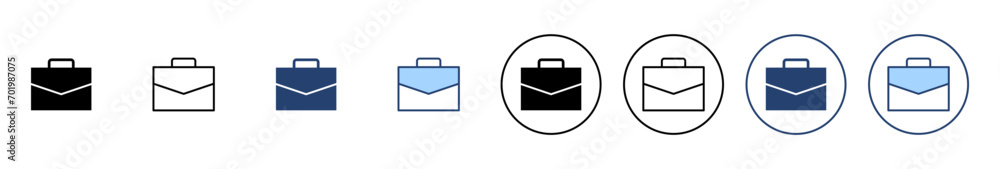 Briefcase icon vector. suitcase sign and symbol. luggage symbol. Briefcase icon vector. suitcase sign and symbol. luggage symbol.