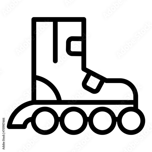 Roller skates icon