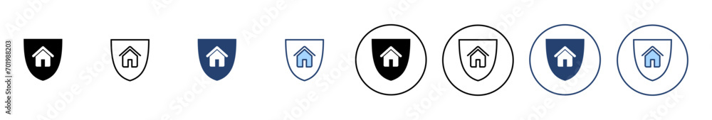 house insurance icon vector. house protection sign and symbol house insurance icon vector. house protection sign and symbol