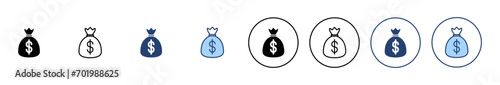 Money icon vector. Money sign and symbol