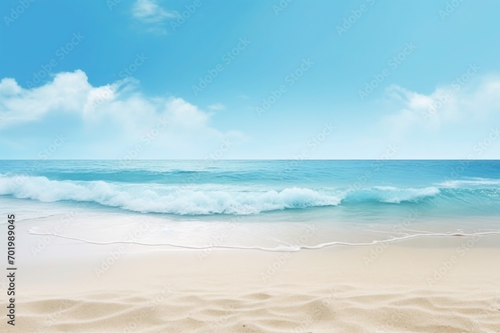 beach and blue sky landcape background