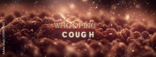 Obraz na płótnie whooping cough disease bacterial virus w salonie