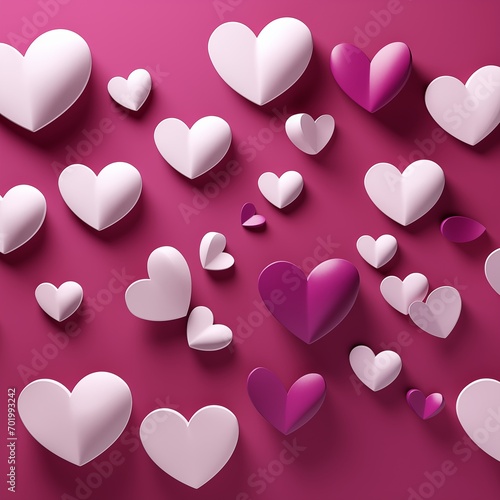 Heart shape pattern wallpaper © ENDing Studio