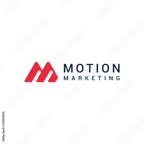 Initial Letter M Monogram with Simple Line Art Style For Business Brand Inspiration Logo Design.