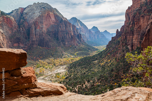 Angel's Landing Trail and Virgin River View at Zion photo