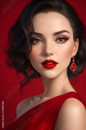 Wallpaper Mural portrait of a woman Torontodigital.ca