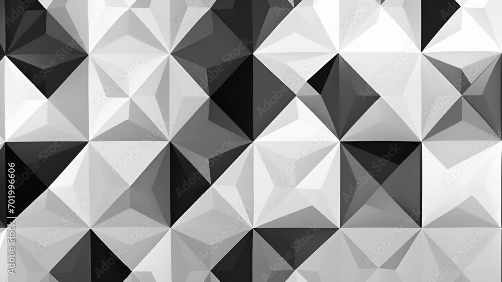 Geometric heart pattern featuring clean lines and sharp angles in a monochromatic color palette of black and white. Geometric heart pattern featuring clean lines and sharp angles in a monochromatic color palette of black and white.