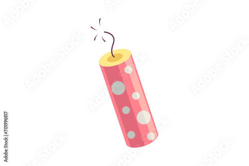 Firework New Year Party Sticker