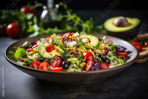 fitness diet salad concept © kues1