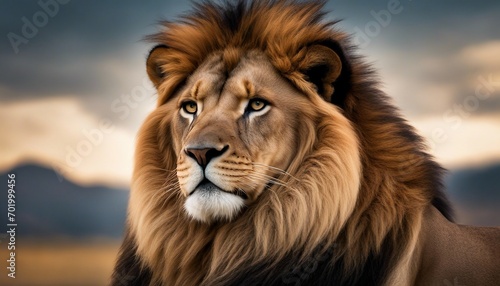 portrait of a lion © Maule