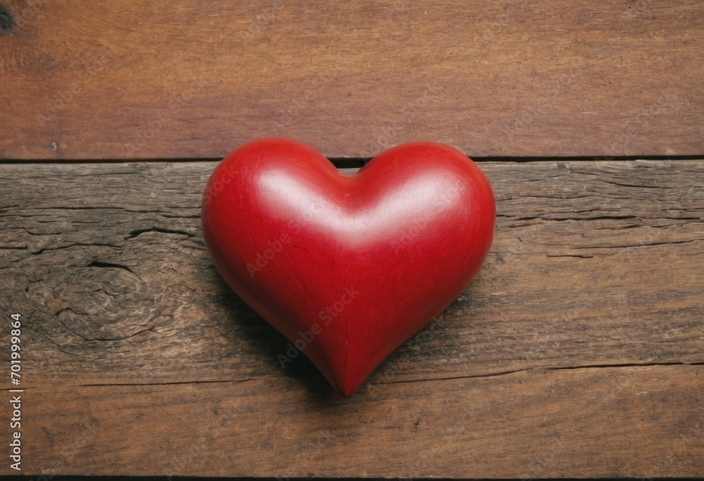 Wooden heart. Backdrop with selective focus and copy space Wooden heart. Backdrop with selective focus and copy space