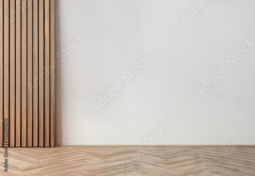 photo empty wall interior mockup with copy space © XMind