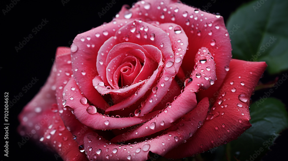 fresh rose with dew drops fresh rose with dew drops