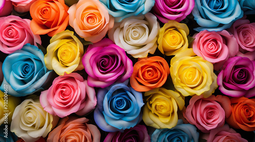 flowers. colorful roses background