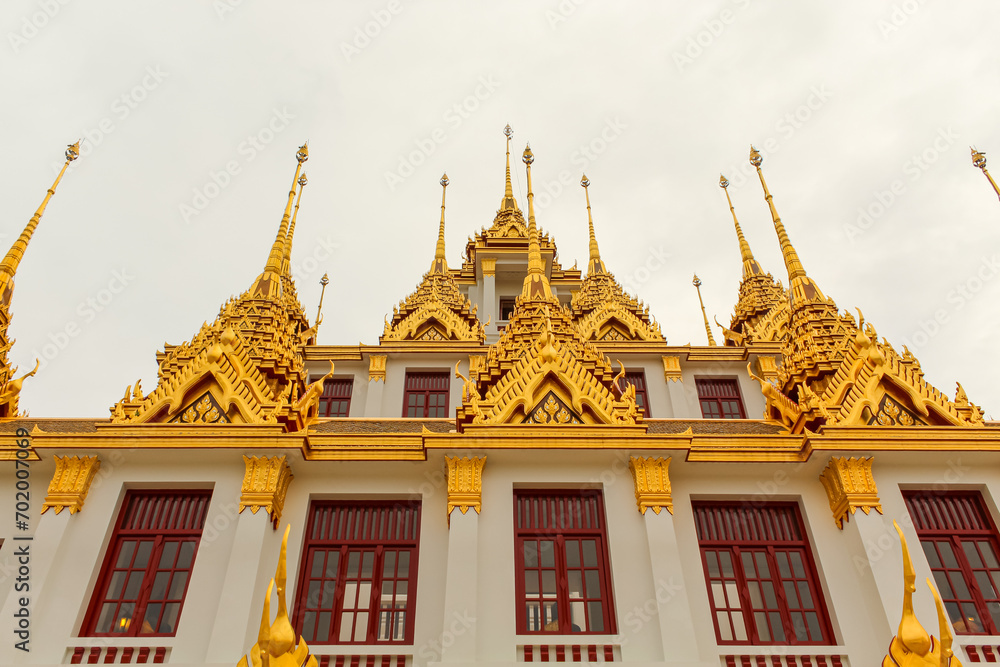 Fototapeta premium Bangkok, Thailand. Loha Prasat, which means iron castle or iron monastery