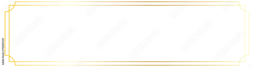 Obraz premium vintage gold border frame