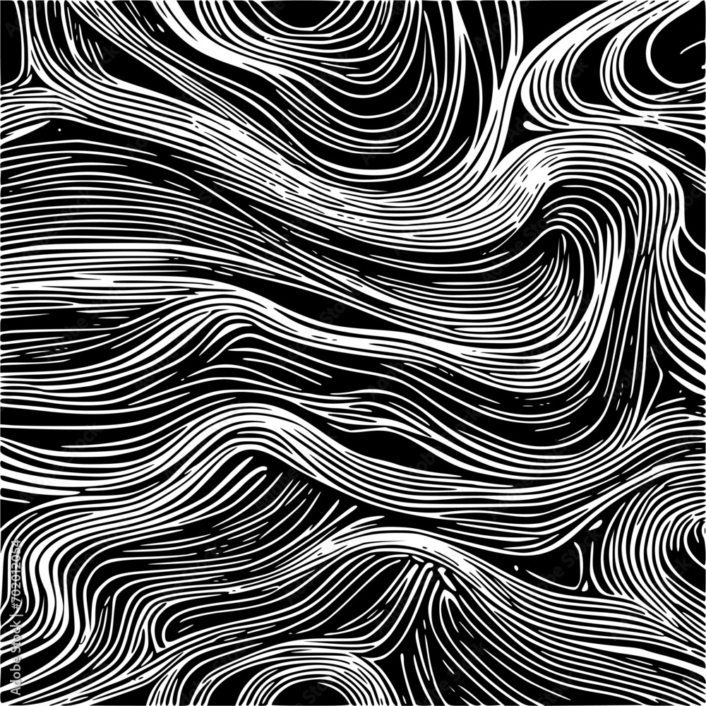 black and white wave abstract background