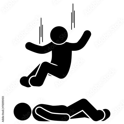 vector illustration of mixed martial arts, fighting, brawling, throwing, punching